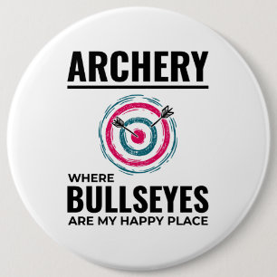 Boogschieten Doelen Archer Bow Arrows Bullseye Ronde Button 6,0 Cm
