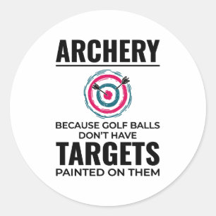 Boogschieten Doelen Archer Bow Arrows Bullseye Ronde Sticker