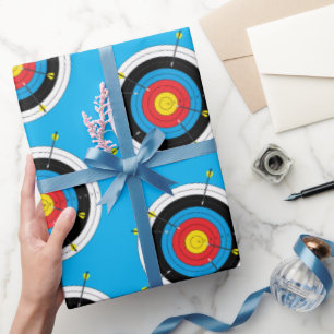 Boogschieten doelen, boog schieten Bullseye Archer Cadeaupapier