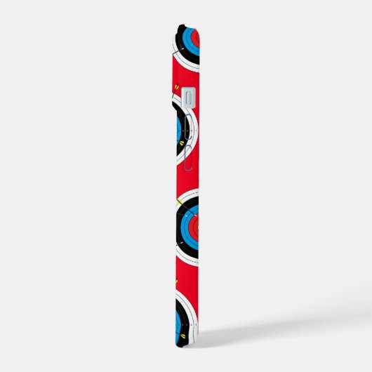 Boogschieten Doelen en Pijlen, Boog Schieten iPhone 15 Case (Linkerkant)