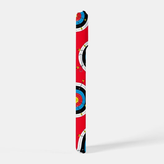 Boogschieten Doelen en Pijlen, Boog Schieten iPhone 15 Case (Rechterkant)