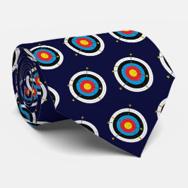 Boogschieten doelen en pijlen Patterned Stropdas