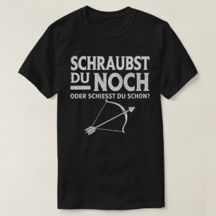 Boogschieten en boogschieten t-shirt