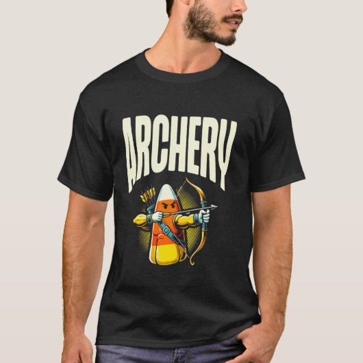 Boogschieten Fijne Halloweenavond T-shirt (Voorkant)