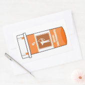 Boogschieten is mijn medicijn rechthoekige sticker (Envelop)
