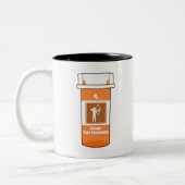 Boogschieten is mijn medicijn tweekleurige koffiemok (Links)