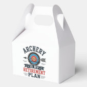 Boogschieten Is Mijn Pensioenplan Boogschutter Bedankdoosjes (Achterkant)
