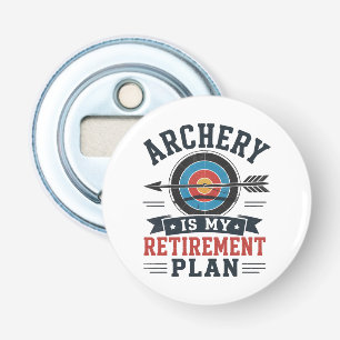 Boogschieten Is Mijn Pensioenplan Boogschutter Button Flesopener