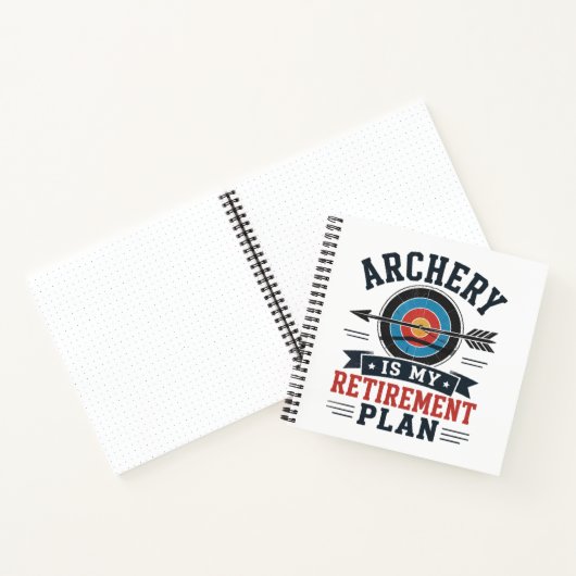 Boogschieten Is Mijn Pensioenplan Boogschutter Notitieboek (Binnen)