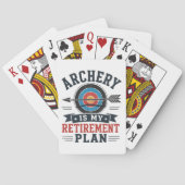 Boogschieten Is Mijn Pensioenplan Boogschutter Pokerkaarten (Achterkant)