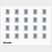 Boogschieten Is Mijn Pensioenplan Boogschutter Ronde Sticker (Vel)