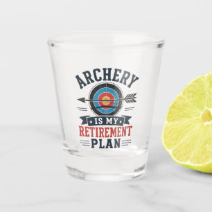 Boogschieten Is Mijn Pensioenplan Boogschutter Shot Glas