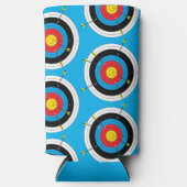 Boogschieten Kruisboog Doel en Pijlen Seltzer Blikjeskoeler (Voorkant)