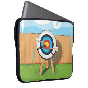 Boogschieten Laptop Sleeve