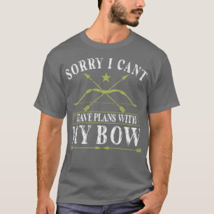 Boogschieten Longbow Design voor boogjacht Vintage T-shirt
