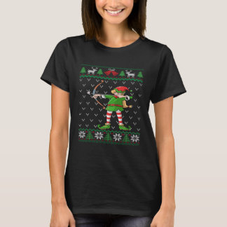 Boogschieten Meisje Elf Vrouw Archer Lelijke Kerst T-shirt