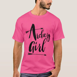 Boogschieten Meisje Vrouwen in Schattige Archer Ar T-shirt