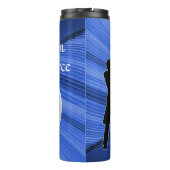 Boogschieten met boogschutter silhouet Doel person Thermosbeker (Achterkant)