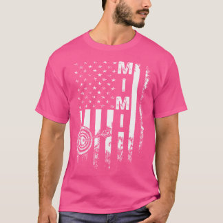 Boogschieten Mimi Amerika Vlag Kerstmis Kerstmis T-shirt