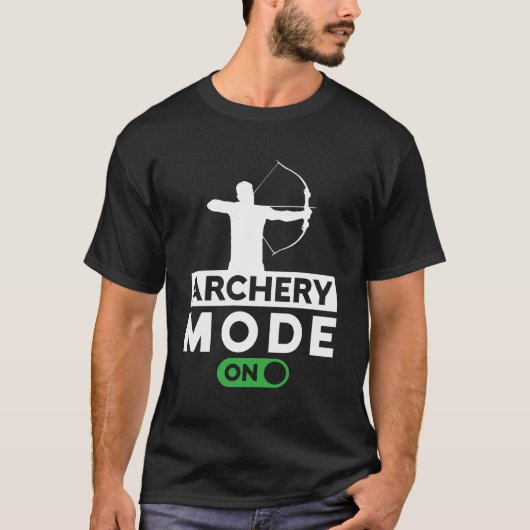 Boogschieten Mode Op Boog Aim Schiet Archer Bowman T-shirt (Voorkant)