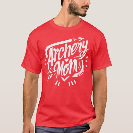 Boogschieten Mom Tshirt (Voorkant)