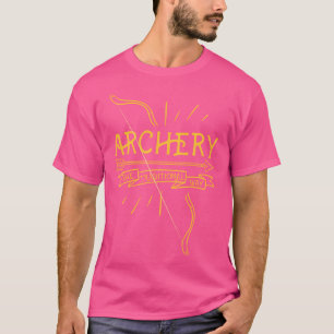 Boogschieten op de traditionele manier pijl en boo t-shirt