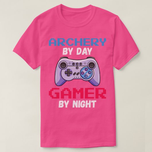 Boogschieten overdag bij nacht t-shirt (Design voorkant)