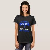 Boogschieten pijlen doel sport boogschutter idee t-shirt (Voorkant volledig)