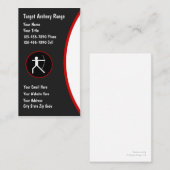 Boogschieten Range Visitekaartjes (Voorkant / Achterkant)