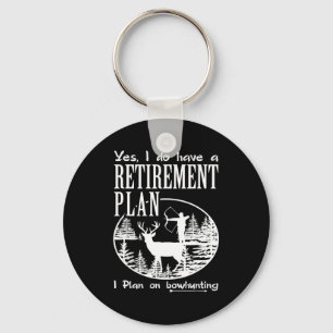 Boogschieten Shirt Leuk Mijn Pensioenplan Hertenja Sleutelhanger