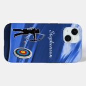 Boogschieten - Silhouet van een boogschutter en do Case-Mate iPhone Case (Achterkant (horizontaal))