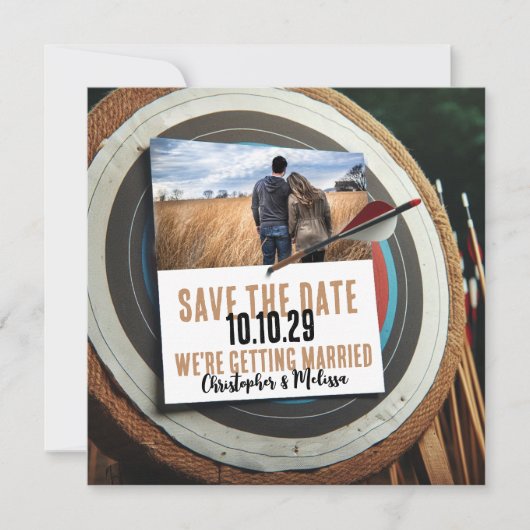 Boogschieten Sla de datum op Kaart (Voorkant)