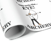 Boogschieten Sport Boog Pijl Boogschieten Cadeaupapier (Rol Hoek)