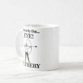 Boogschieten Sport Boog Pijl Boogschieten Koffiemok (Voorkant links)