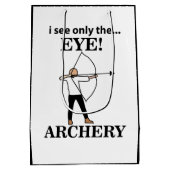 Boogschieten Sport Boog Pijl Boogschieten Medium Cadeauzakje (Achterkant)