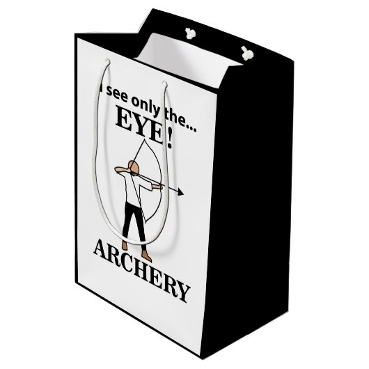 Boogschieten Sport Boog Pijl Boogschieten Medium Cadeauzakje (Achterkant Gekanteld)