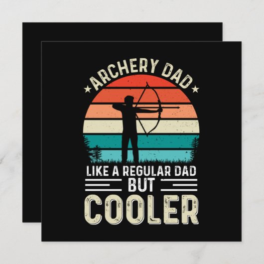Boogschieten Vader Kaart (Voorkant / Achterkant)