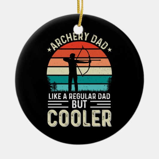 Boogschieten Vader Keramisch Ornament (Voorkant)