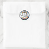 Boogschieten vintage all star logo ronde sticker (Tas)
