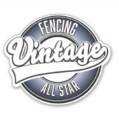 Boogschieten Vintage all star Sticker (Voorkant)