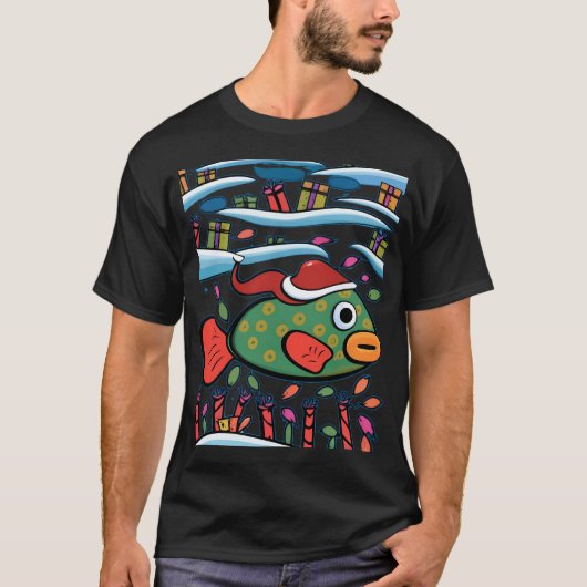 Boogschieten Vissen T-shirt (Voorkant)