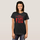 Boogschieten voor meisjes Vrouwen Bowhunter Boogsc T-shirt (Voorkant volledig)