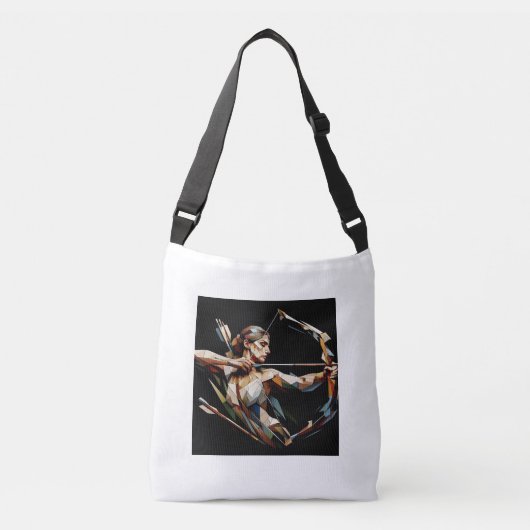 Boogschieten Vrouw 2 Crossbody Tas (Voorkant)