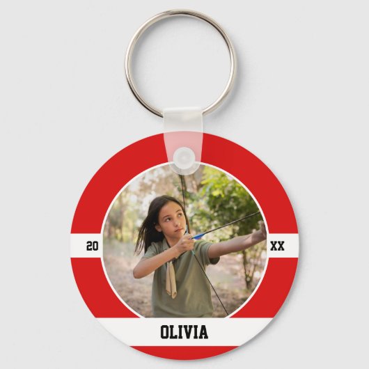 Boogschietensleutelhanger Boog Pijl Sport Boogschu Sleutelhanger (Voorkant)