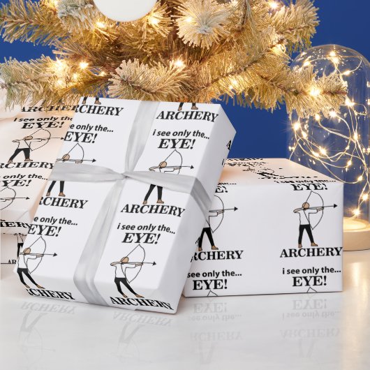 Boogschietsport Boog Pijl Boogschieten Cadeaupapier (Feestdagen)