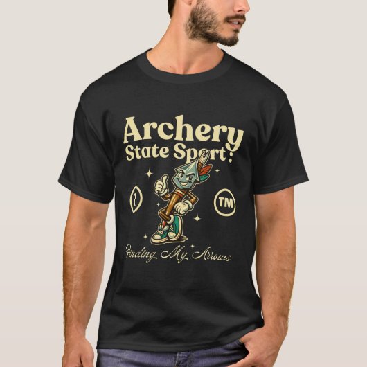 Boogschietsport staat t-shirt (Voorkant)