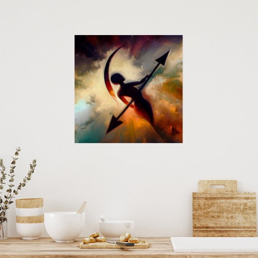 Boogschutter 9 poster (Keuken)