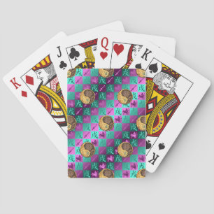 Boogschutter & Aard Hond Pokerkaarten