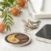 Boogschutter & Aarde Haan Sleutelhanger (Zijkant)