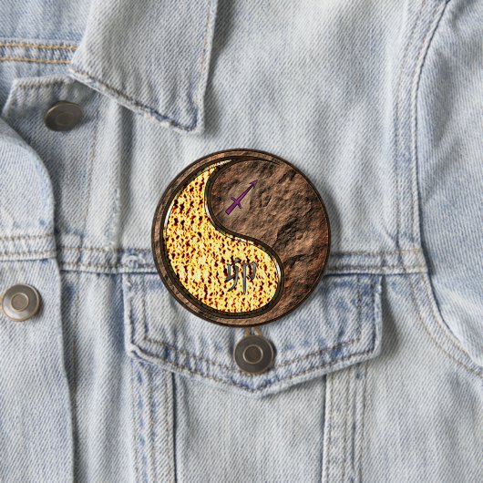 Boogschutter & Aarde Konijn Ronde Button 7,6 Cm (In situ)